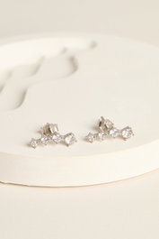 Heliophilia Silver Pendientes ELKAB92220 de Plata Esterlina 925